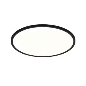 Image of Oja 42 Indoor Ultra-Slim Ceiling Light in Black (Height) 2.3cm