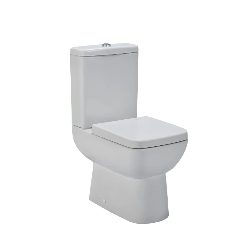 Image of Balterley Semi Flush to Wall WC Toilet & Seat - 825mm x 375mm x 590mm White unisex