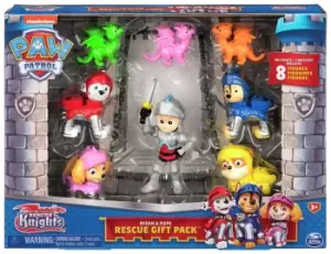 Image of PAW Patrol Rescue Knights Ryder and Pups Figure Gift Pack