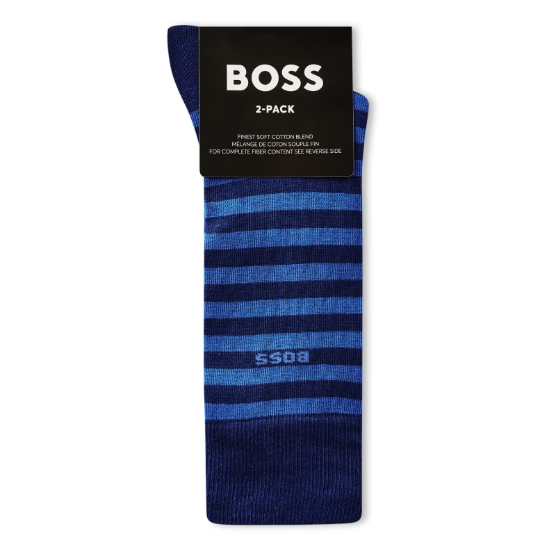 Image of Boss Boss 2p Rs Stripe Cc 10261055 01 - Blue Blue 39 - 42