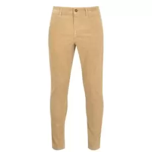 Image of Boss Schino Tapered Cord Trousers - Brown
