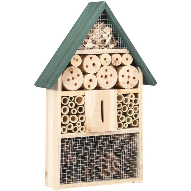 Image of VIDAXL Vidaxl - Insect Hotel 31x10x48cm Firwood 8719883979304