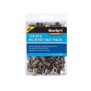 Image of 120 Piece M6 Rivet Nut Pack