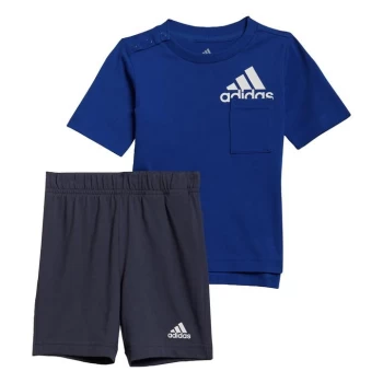 Image of adidas Badge of Sport Summer Set Kids - Blue