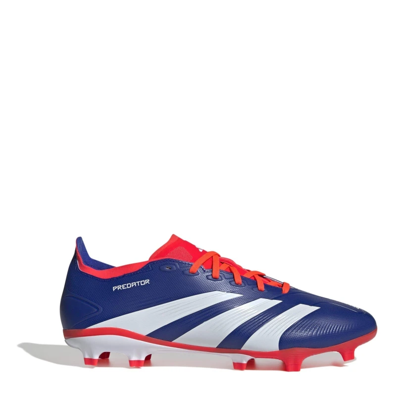 Image of adidas Predator 24 League Firm Ground Boots - Blue Blue 9.5