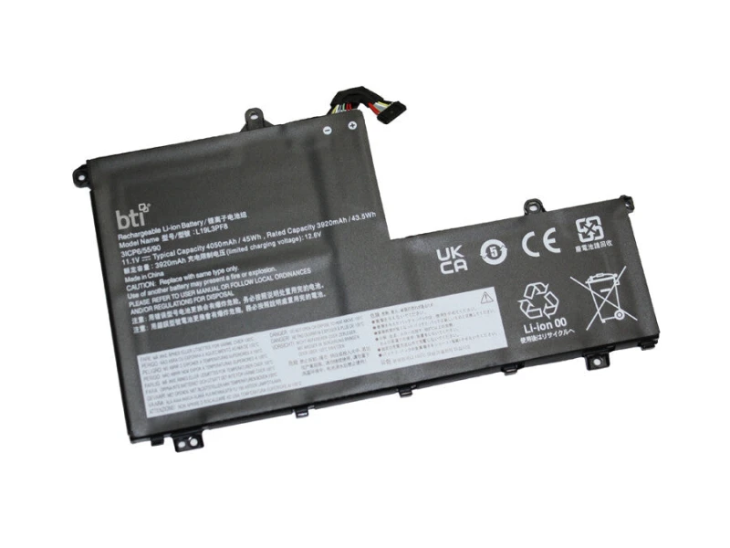 Image of BTI BTI 5B10W67255 compatible 43.5Wh 3-cell battery for Lenovo THINKBOOK 15 G2 5B10W67255-BTI