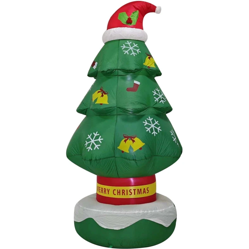 Image of Premier Decorations 210cm Christmas Tree/Hat Inflatable Tree Hat unisex One Size