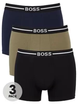 Image of BOSS Bodywear 3 Pack Boxer Briefs, Multi, Size S, Men