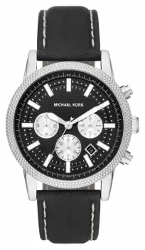 Image of Michael Kors MK8956 Hutton Mens Chronograph Black Watch