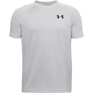 Image of Under Armour Armour Tech Bubble Short Sleeve T-Shirt Junior Boys - Grey