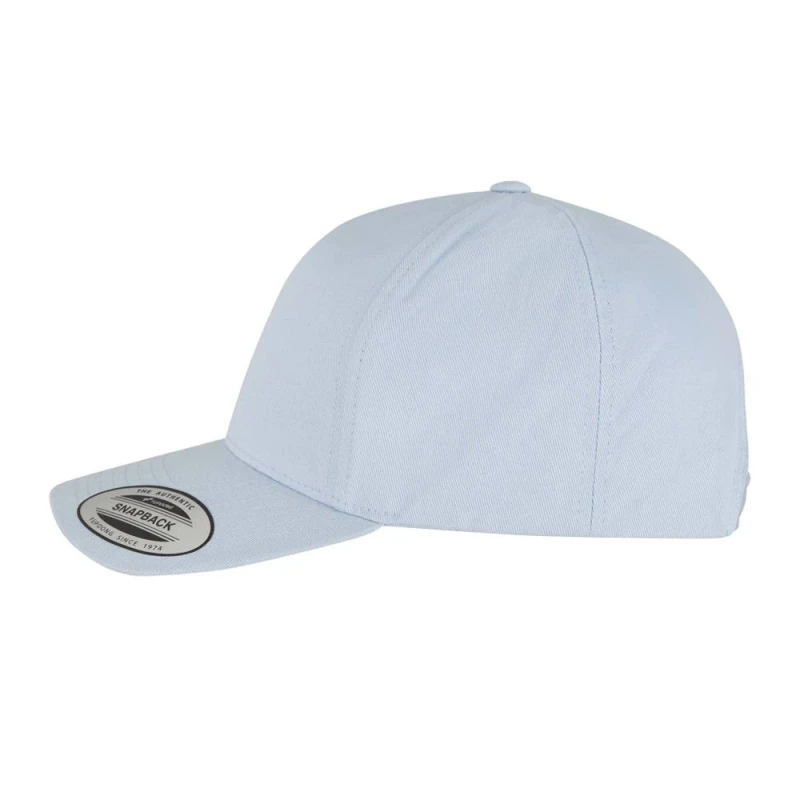 Image of Flexfit Womens 5 Panel Snapback Classic Baseball Cap in Light Blue Light Blue Female One Size