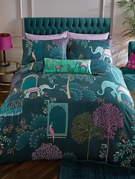 Image of Sara Miller Elephant Oasis Duvet Set - Sk