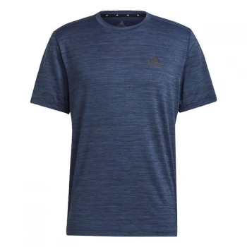 Image of adidas AEROREADY Designed To Move Sport Stretch T-Shirt M - Crew Navy Mel