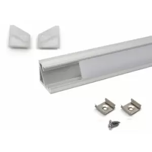 Image of Moderix - LED Aluminium Profile Corner 1M For LED Strip Light With Milky Cover