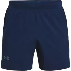 Image of Under Armour Launch 5 Shorts Mens - Blue