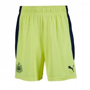 Image of Puma Newcastle United Away Shorts 2020 2021 Junior - Fizzy Yellow