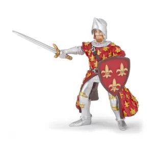 Image of PAPO Fantasy World Red Prince Philip Toy Figure, Three Years or Above, Silver/Red (39252)