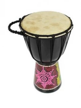 Image of A-Star Solid Wood Hand Carved Djembe - 5" Head
