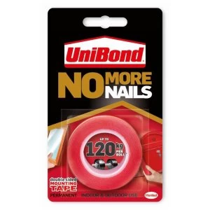 Image of UniBond No-More-Nails Double Sided Mounting Tape - 1.5m