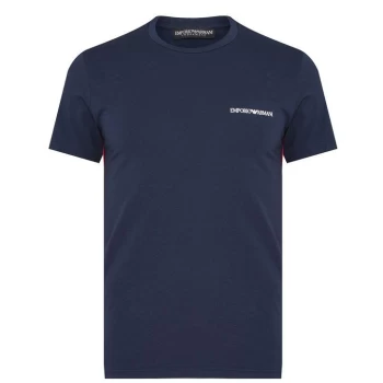 Image of Emporio Armani Italiana t Shirt - Blue