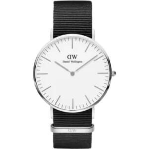 Image of Mens Daniel Wellington Classic 40 Cornwall S White Watch