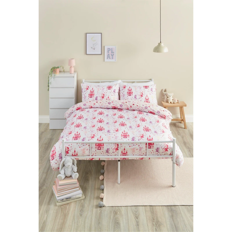 Image of Homelife Fairy Wonderland Duvet Set - Pink Pink Single