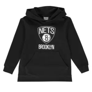 Image of NBA Logo Hoodie Juniors - Black