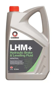 Image of LHM Plus Hydraulic Brake & Levelling Fluid - 5 Litre LHM5L COMMA