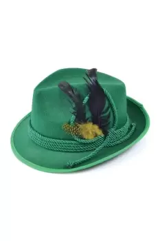Image of Felt Hat With Feathers