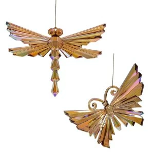 Image of Dragonfly and Butterfly Tree Decoration