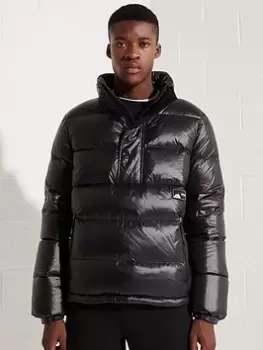 Image of Superdry Mountain Down Padded Jacket - Black, Size L, Men