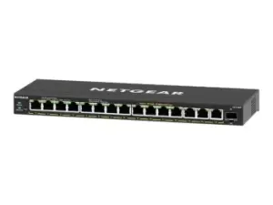 Image of Netgear GS316EP Plus 15-Port PoE+ Switch with 1 x 1Gbps SFP Port 180W