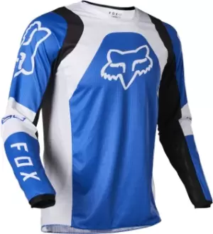 Image of FOX 180 Lux Motocross Jersey, blue, Size XL, blue, Size XL