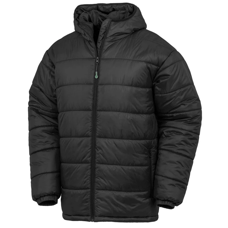 Image of Result Result Men Padded Parka in Black Size: X-Small Black XS Male 5063527161277