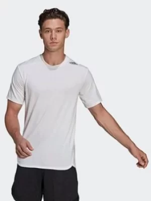 Image of adidas Designed For Training Tee, Red, Size L, Men