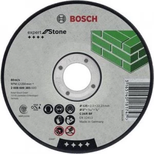 Image of Bosch Accessories 2608600385 2608600385 Cutting disc (straight) 125mm 22.23mm