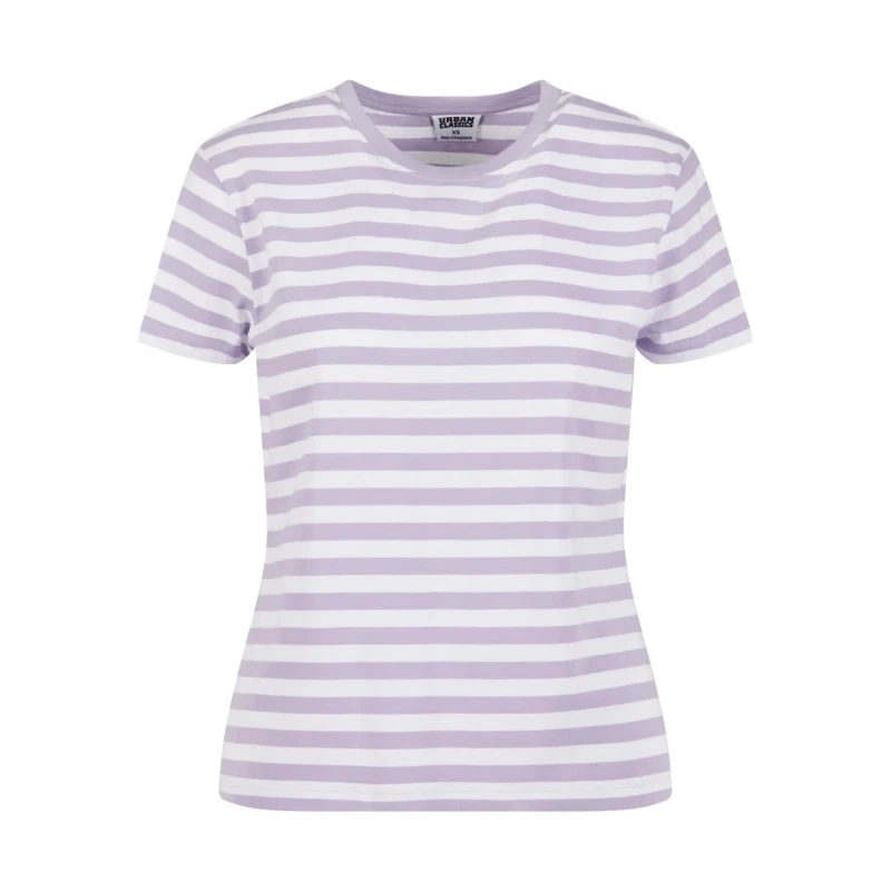 Image of Urban Classics Womens regular striped T-Shirt Urban Classics Blanc Female XL