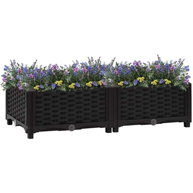 Image of VIDAXL Raised Bed 80x40x23cm Polypropylene vidaXL 8720286493205