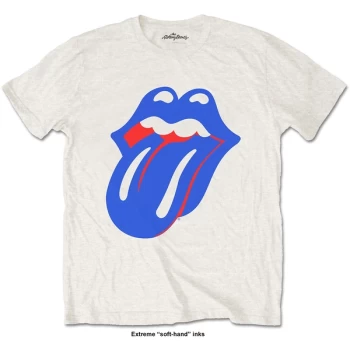 Image of The Rolling Stones - Blue & Lonesome Classic Unisex Small T-Shirt - White