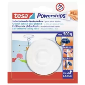 Image of tesa POWERSTRIPS Ceiling hook White Content: