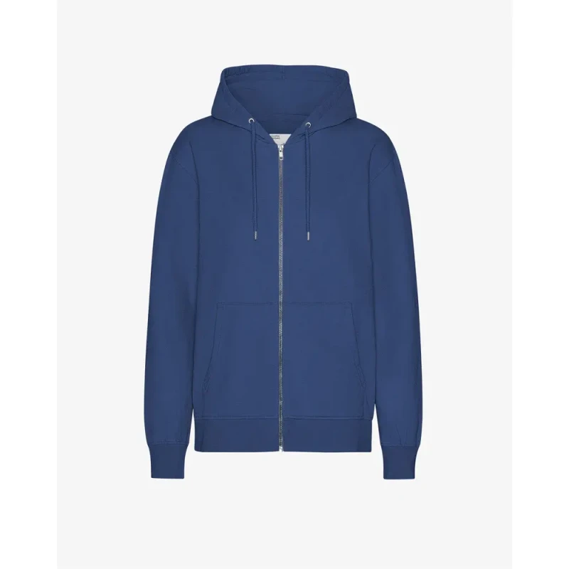 Image of Colorful Standard Zip Hoodie Colorful Standard Classic Marine Blue Bleu Unisex S