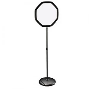 Image of Bi Office Safety Arrow Floor Sign Magnetic Drywipe Black