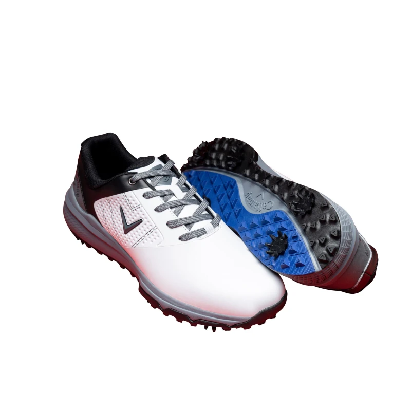 Image of Callaway Cheviot Mens Golf Shoes - White White 7