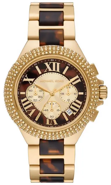 Image of Michael Kors MK7269 Womens Camille Chronograph Gold Watch