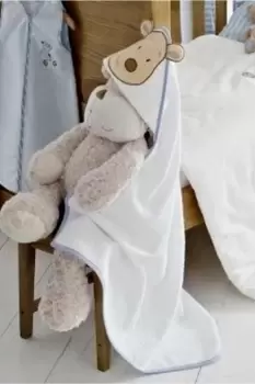 Image of Patch Cuddle Robe Embroidered Hooded Blanket