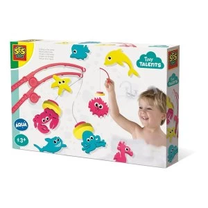 Image of SES Creative - Childrens Tiny Talents Fishing In The Water Bath Playset (Multi-colour)