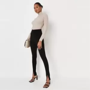 Image of Missguided Jersey Skinny Trouser Coord - Black