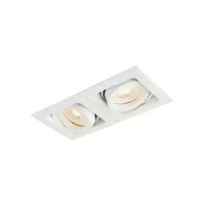 Image of Saxby Lighting - Saxby Xeno - LED Twin Recessed Light Matt White