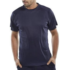 Image of Click Workwear Small T Shirt Navy Blue