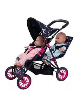 Image of Unicorn Twin Stroller & Bag